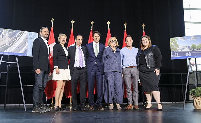 Official Site Dedication Ceremony for the National Holocaust Monument in Ottawa, September 21 2016.