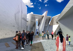 Rendering of Canada's National Holocaust Monument, Ottawa, ON