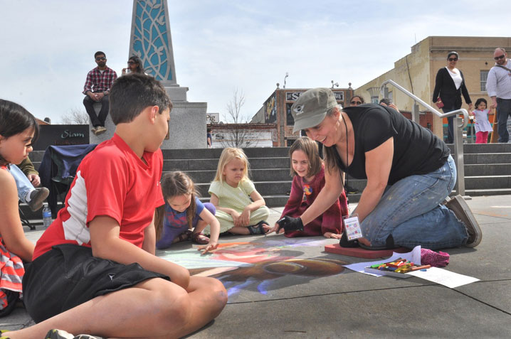 Sidewalk Saturdays in Decatur, GA. Photo by Decatur Downtown Development Authority.