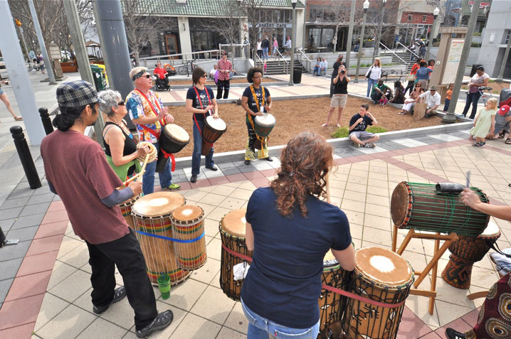 Sidewalk Saturdays in Decatur, GA. Photo by Decatur Downtown Development Authority.