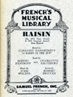 Poster for musical based on A Raisin in the Sun by Lorraine Hansberry