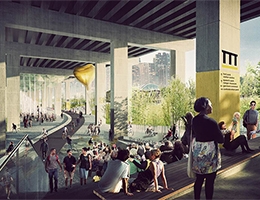 The Bentway. © PUBLIC WORK