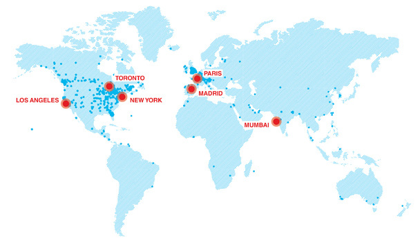 Lord Offices map