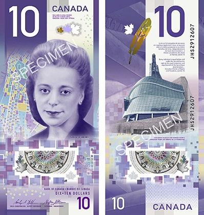 Canadian Museum for Human Rights and Viola Desmond on new $10 bill