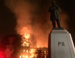 Fire at Museu Nacional