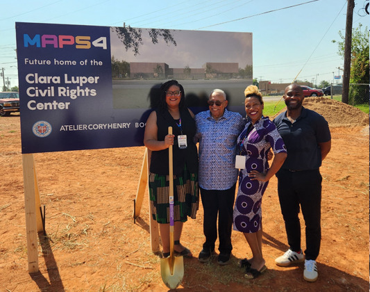 Clara Luper Civil Rights Center groundbreaking