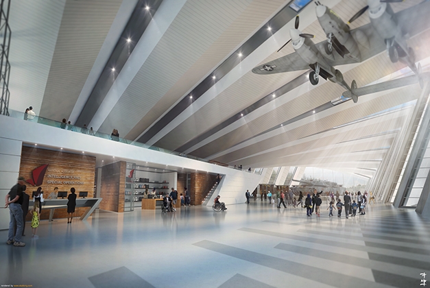 Rendering: Fentress Architects, National Museum of Intelligence and Special Operations