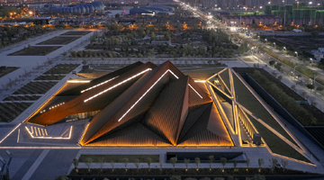 Datong Art Museum at night